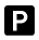 Icon of a parking sign