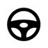 Icon of a steering wheel