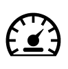 OBSERVE PROPER SPEED ICON