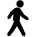 Icon of a person walking